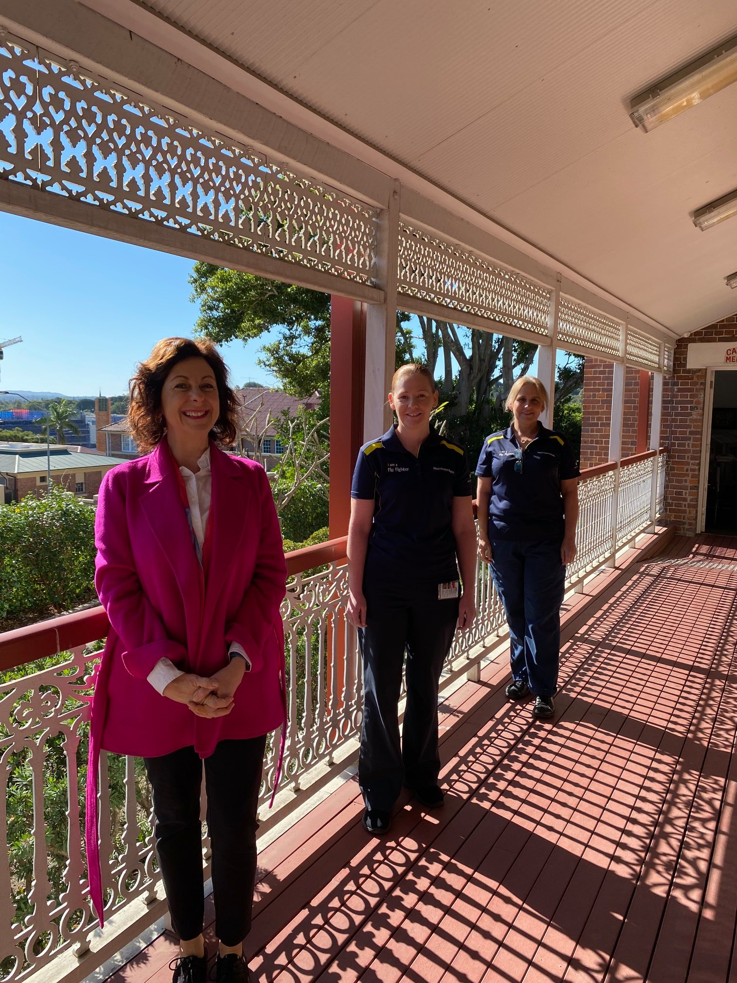 Assistant Minister for Health Visits Fever Clinic Main Image